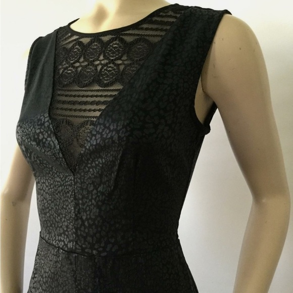 RACHEL Rachel Roy Black Lace Sheath Cocktail Dress 0 - Picture 4 of 16